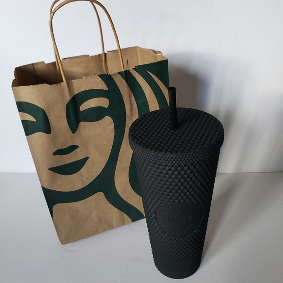 Starbucks Matte Black Studded Tumbler NWT